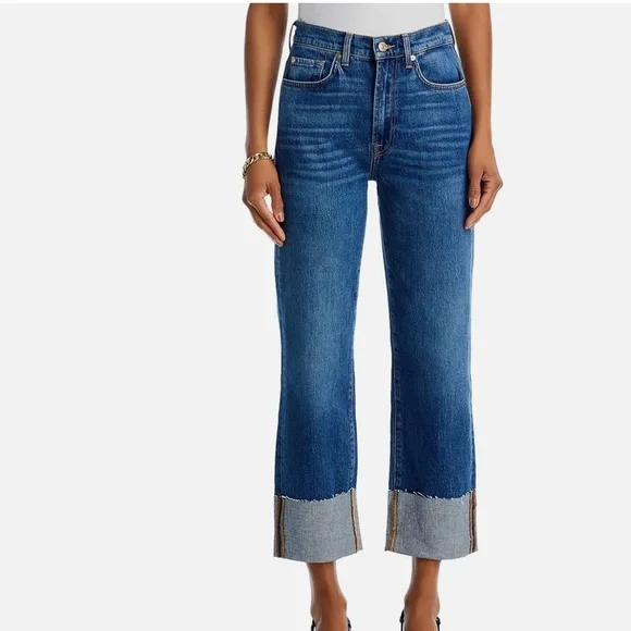 NWT 7 FOR ALL MANKIND 26 LOGAN STOVEPIPE JEANS - Picture 6 of 6